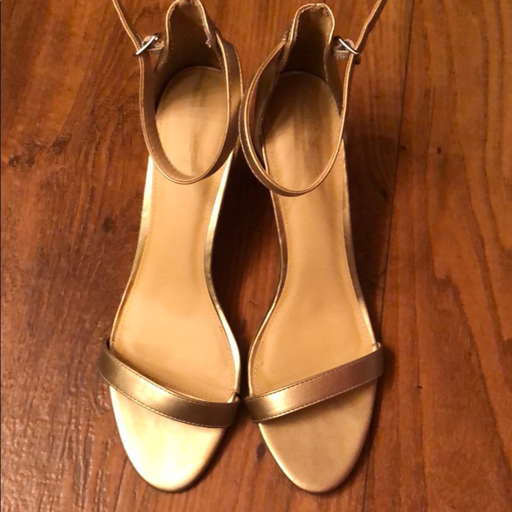 Gold heels